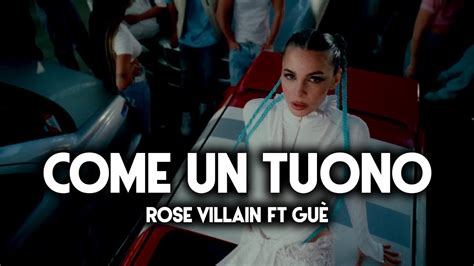 sono fuori di gucci canzone|Come un tuono, il brano rap di Rose Villain e Gue .